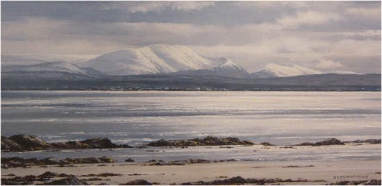Skiddaw from Southerness, Galloway